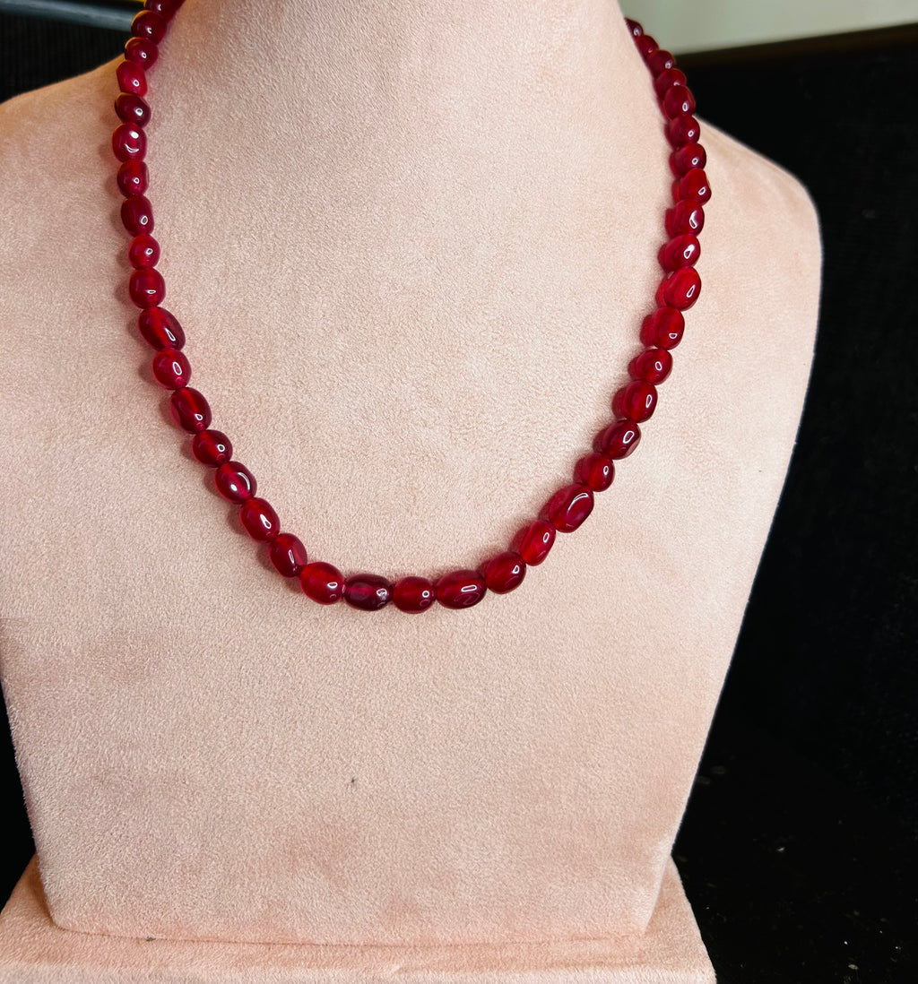 Red Onyx Chain