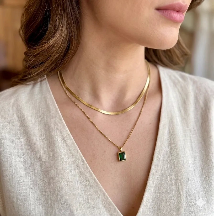 Anti Tarnish Double Chain