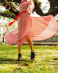 Candy Stripe Shirt Dress