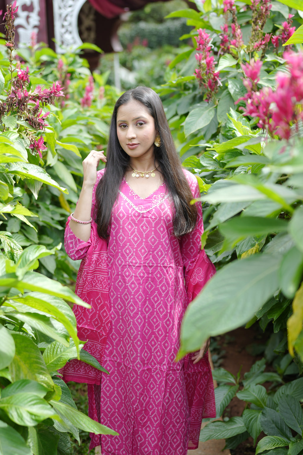 Pink Ikat