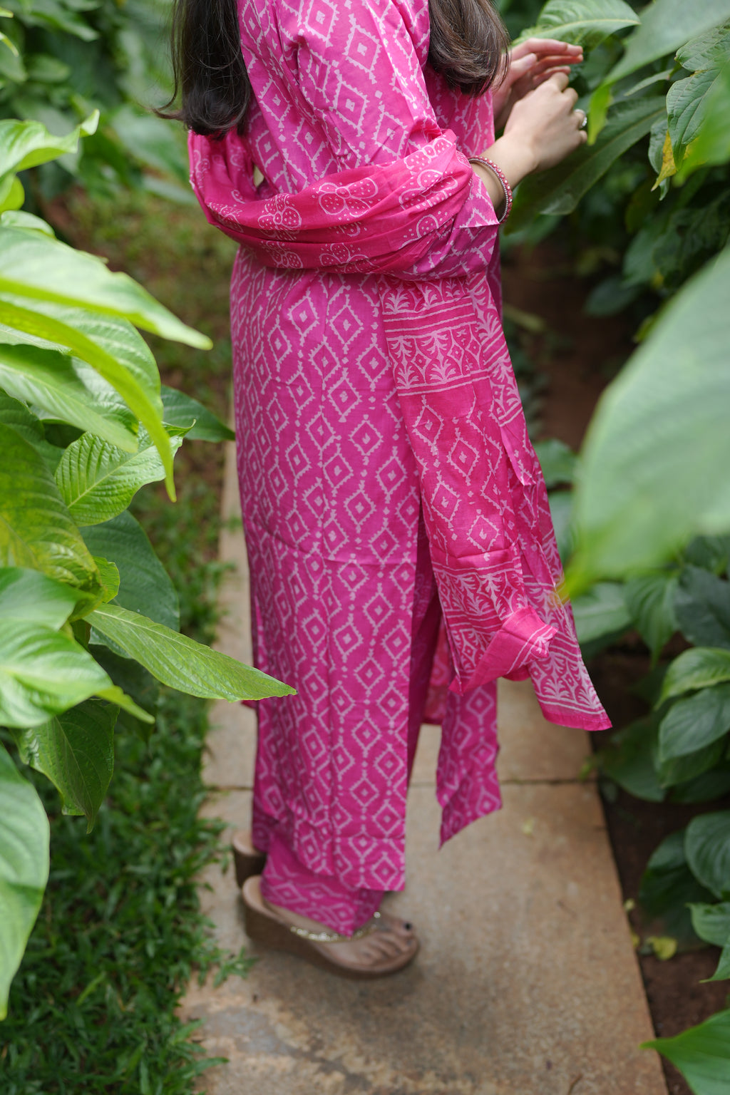 Pink Ikat