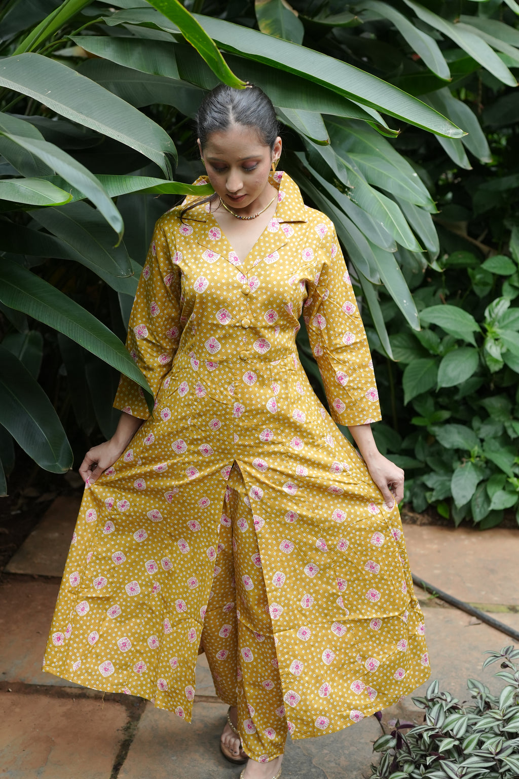Mustard Bloom Co-rd Set