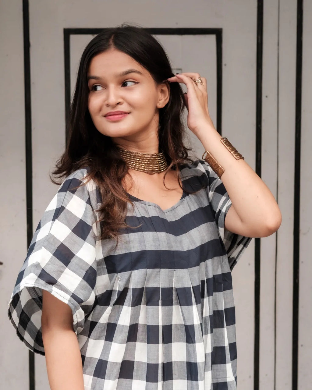 The Gingham Kaftan