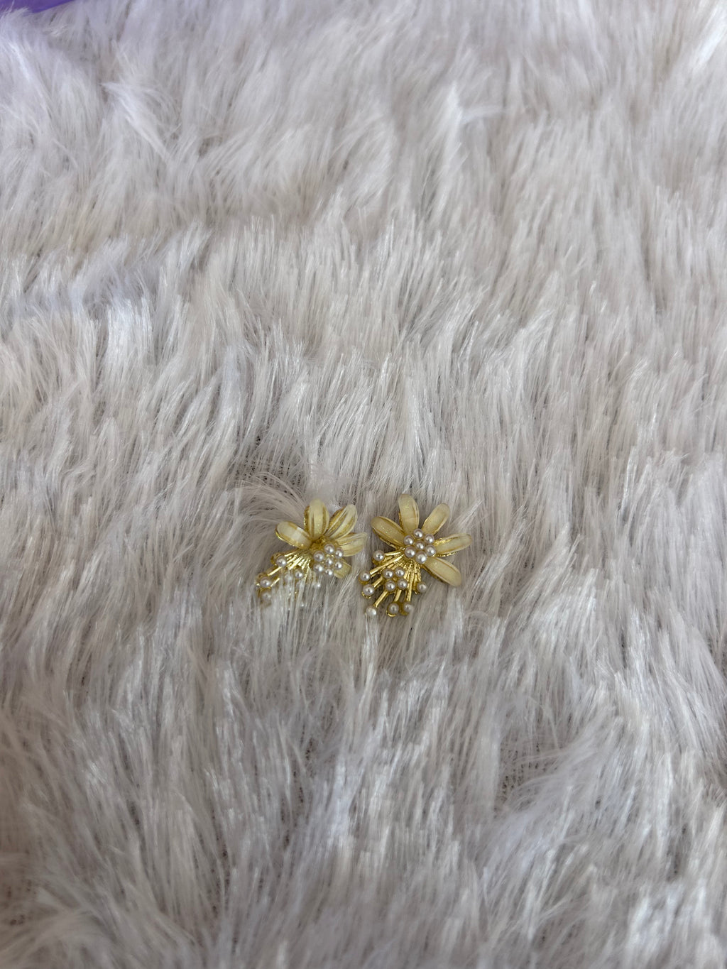 Pearl Flora Earrings