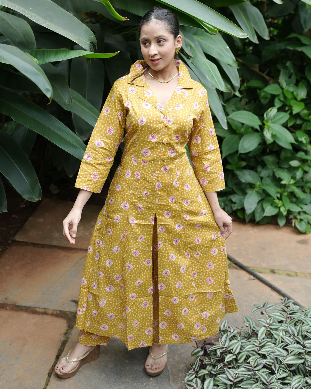 Mustard Bloom Co-rd Set