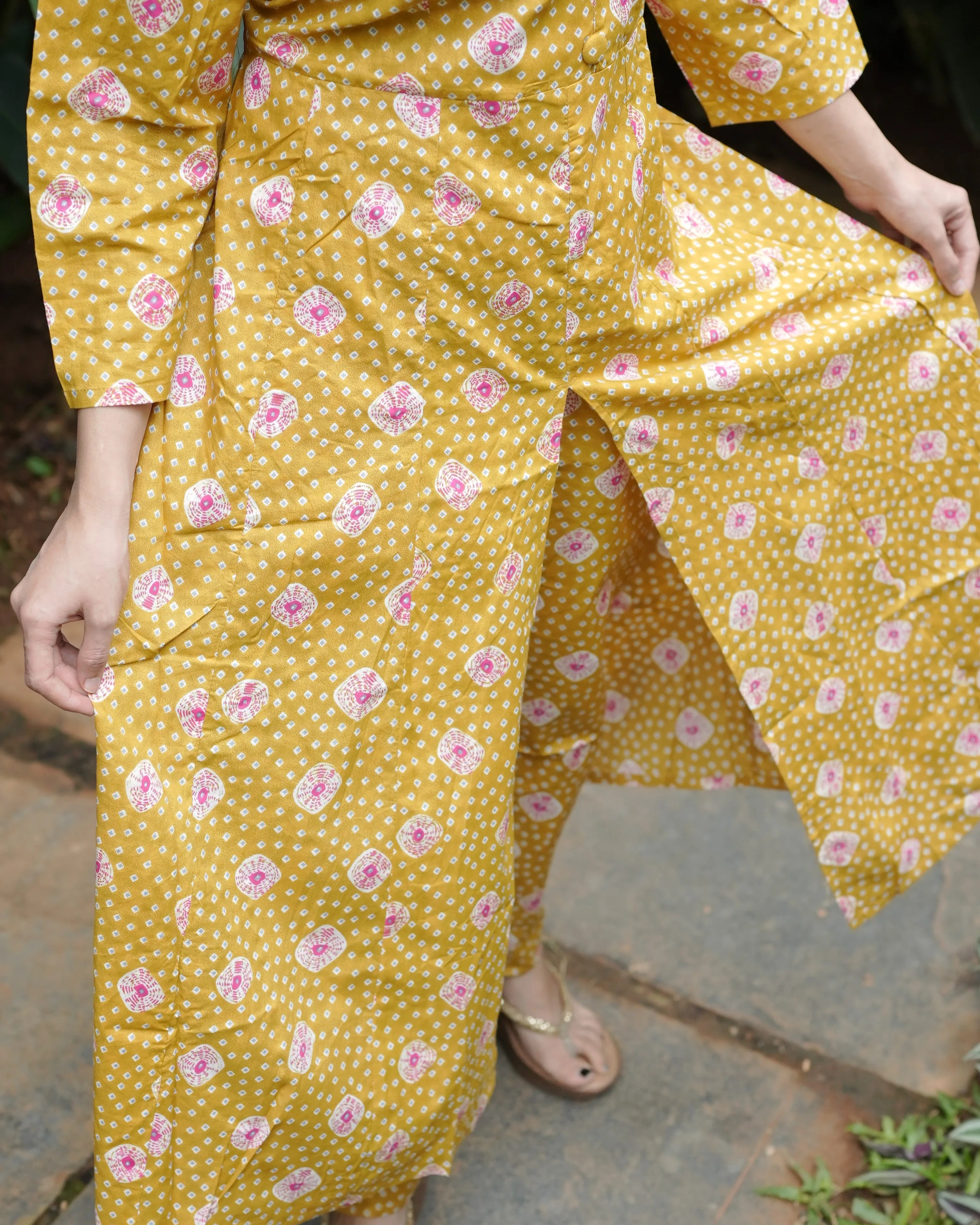 Mustard Bloom Co-rd Set