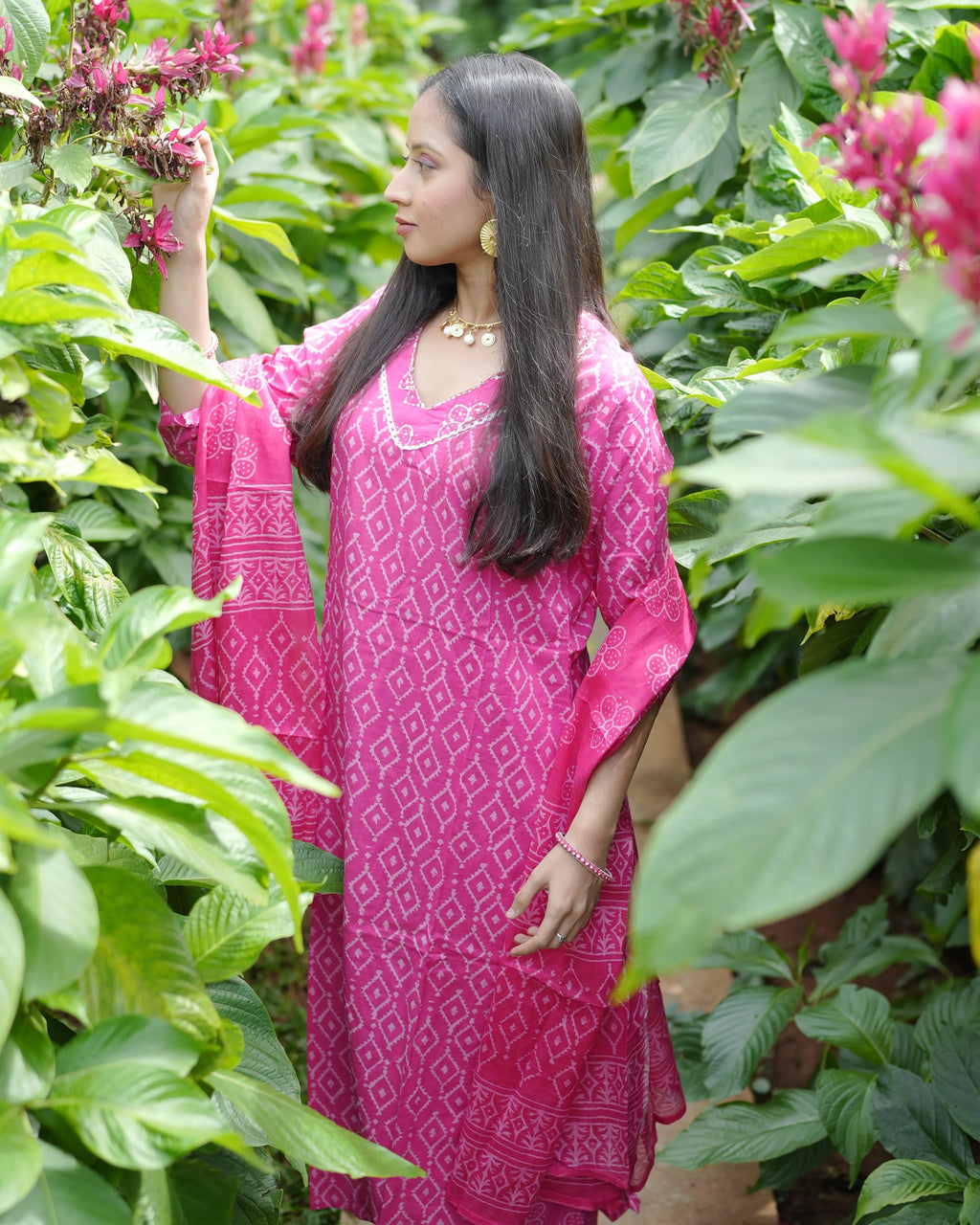 Pink Ikat