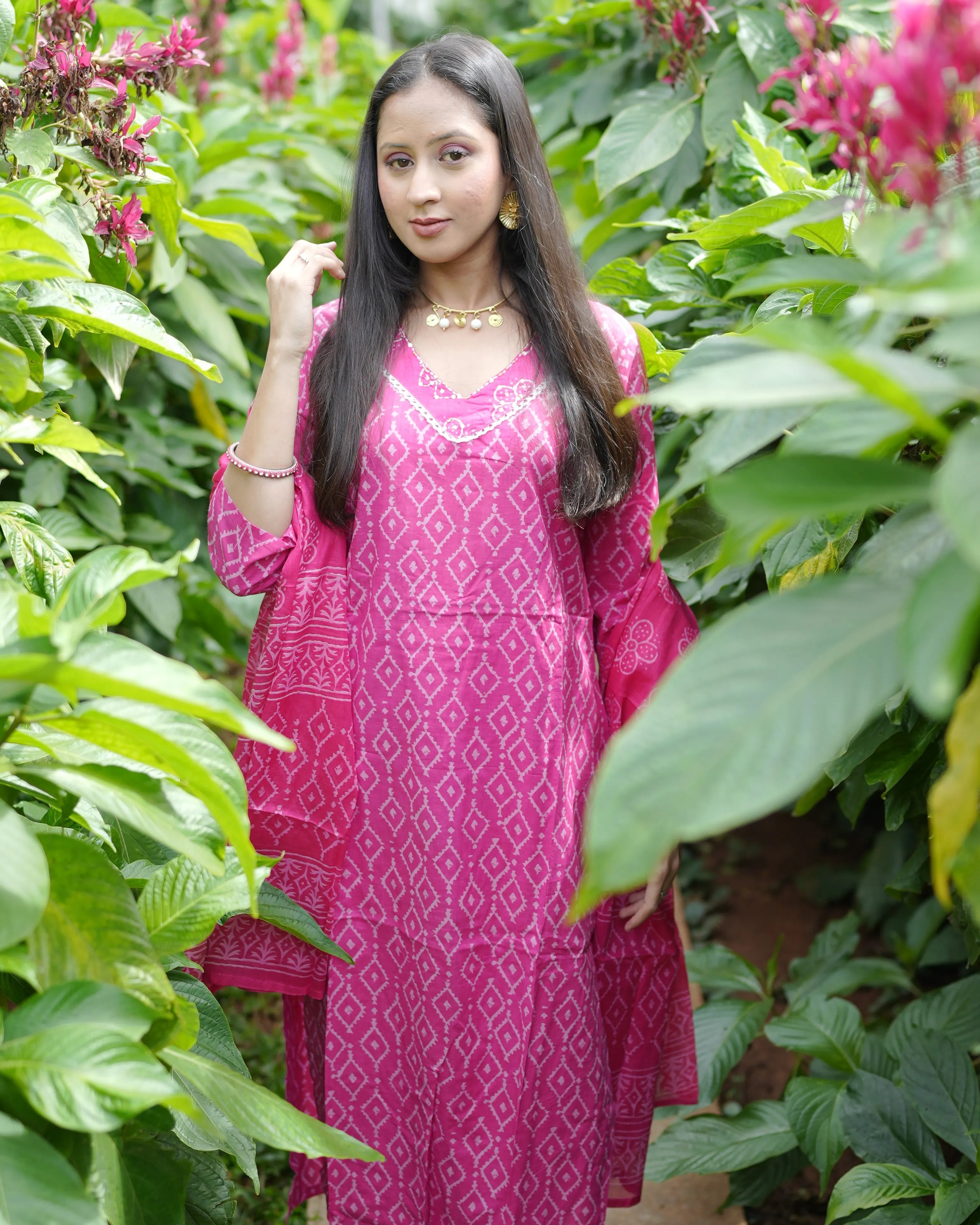 Pink Ikat
