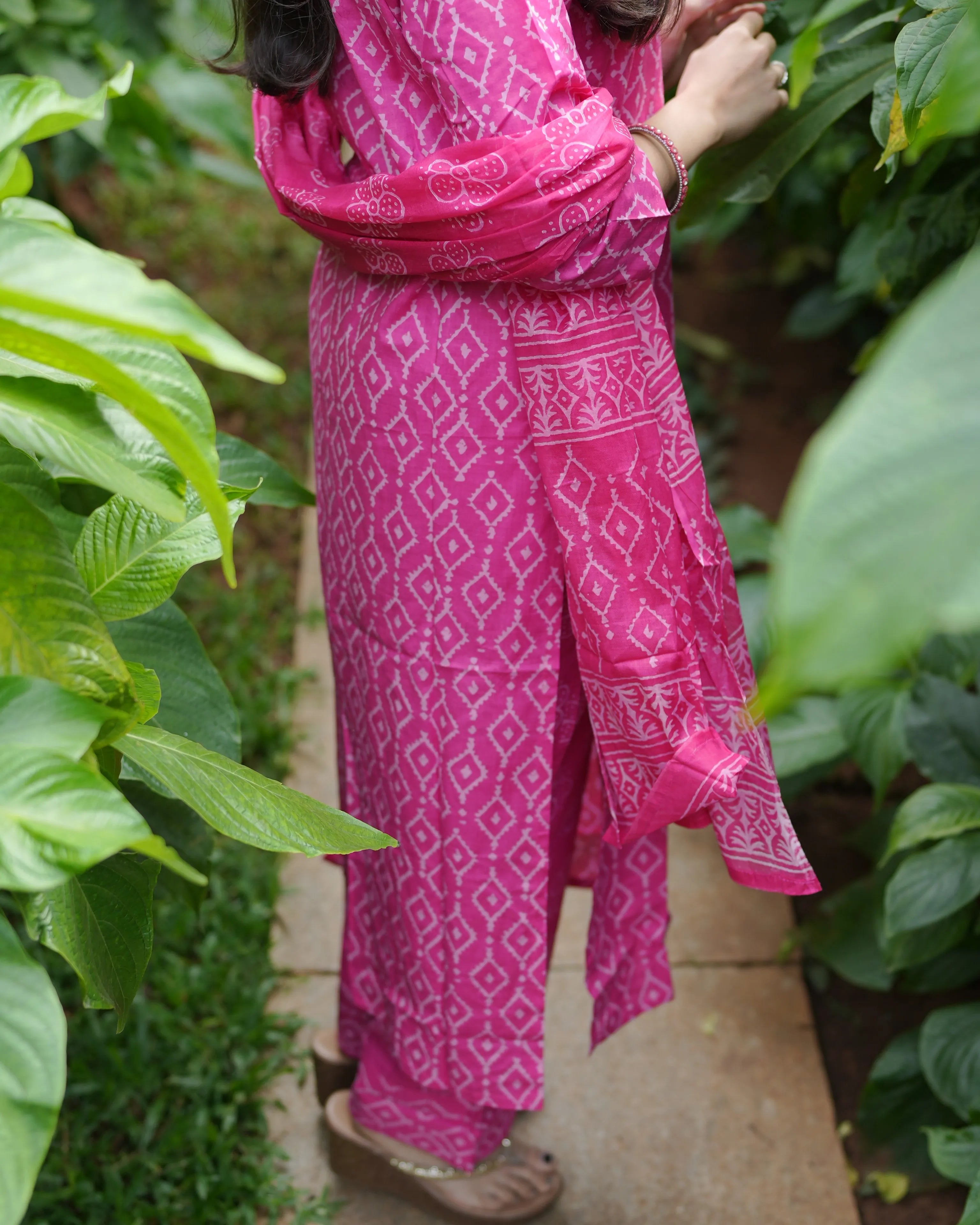 Pink Ikat