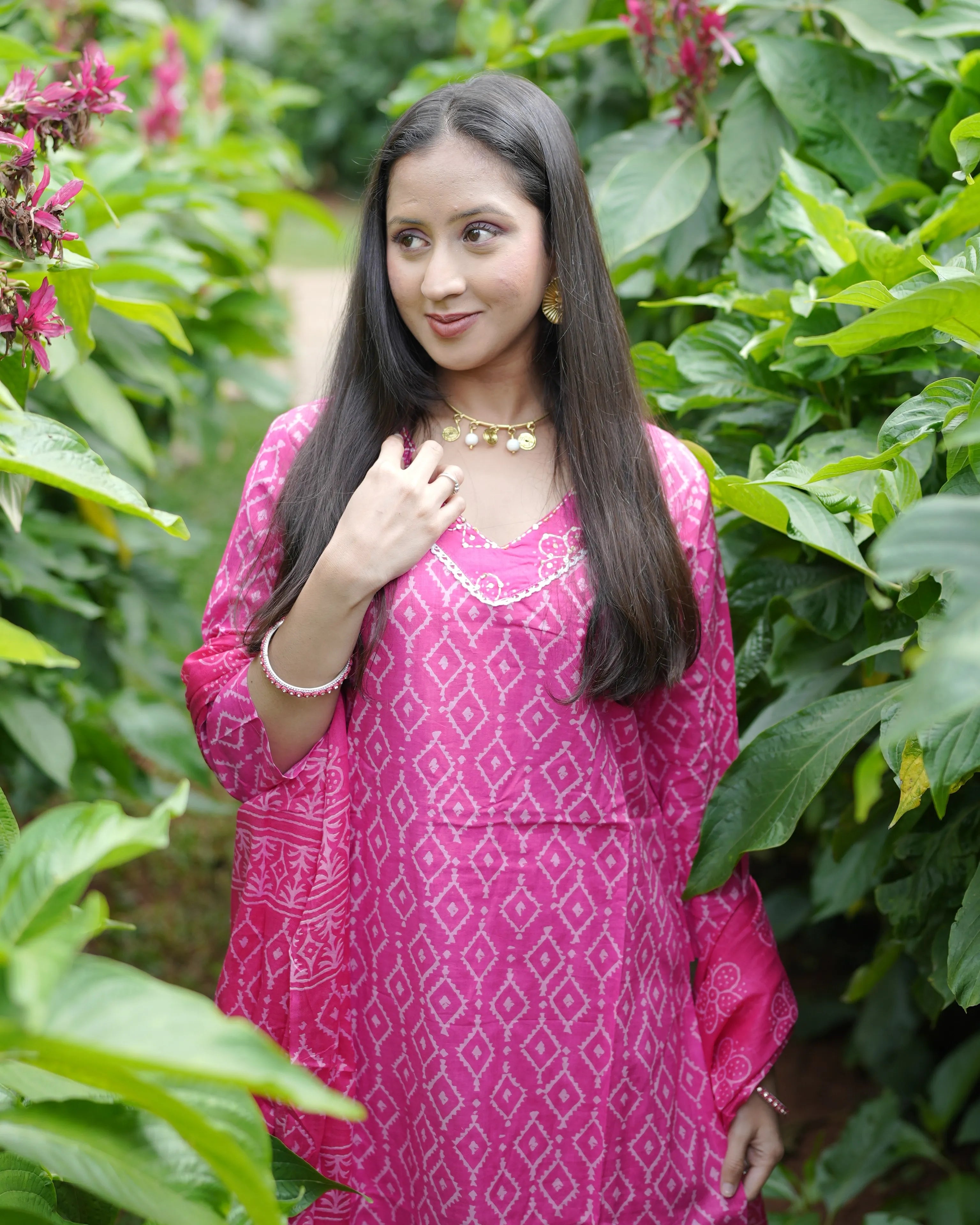 Pink Ikat