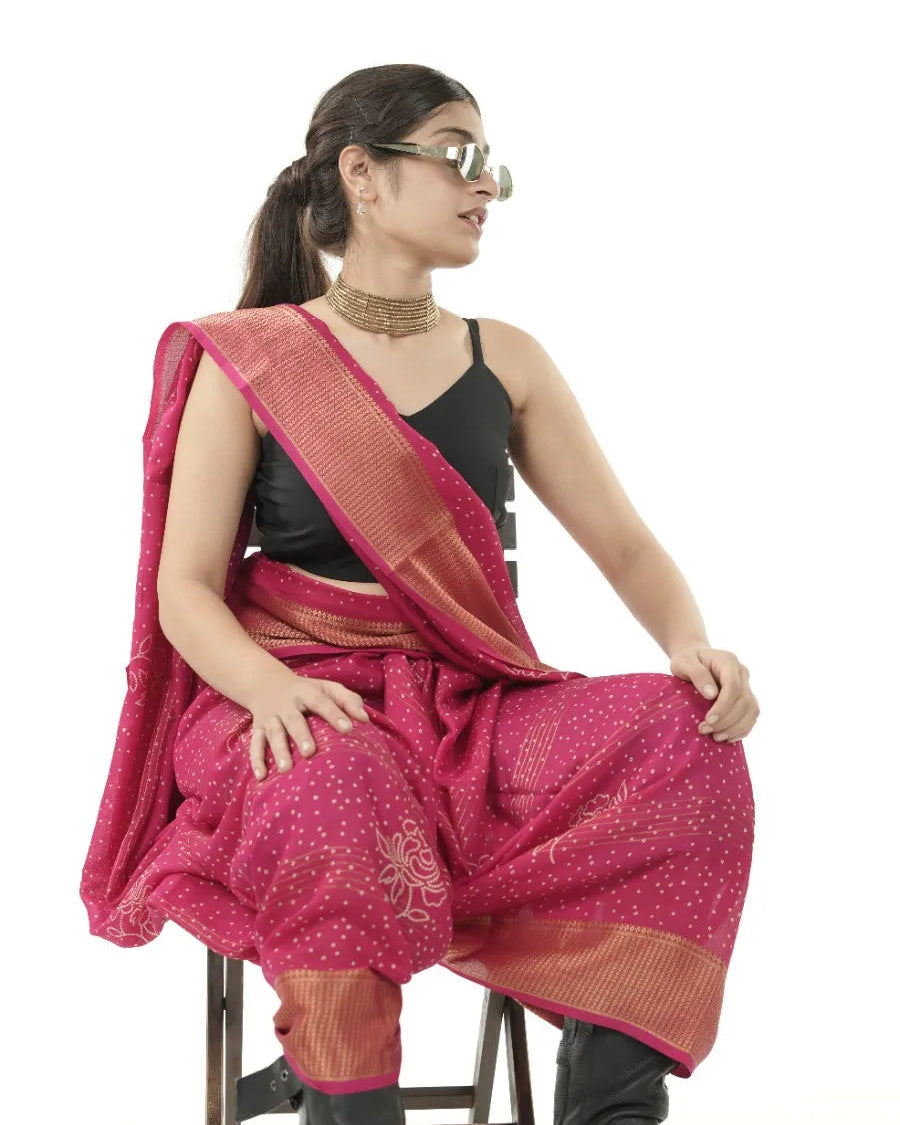 Pink Bandhini