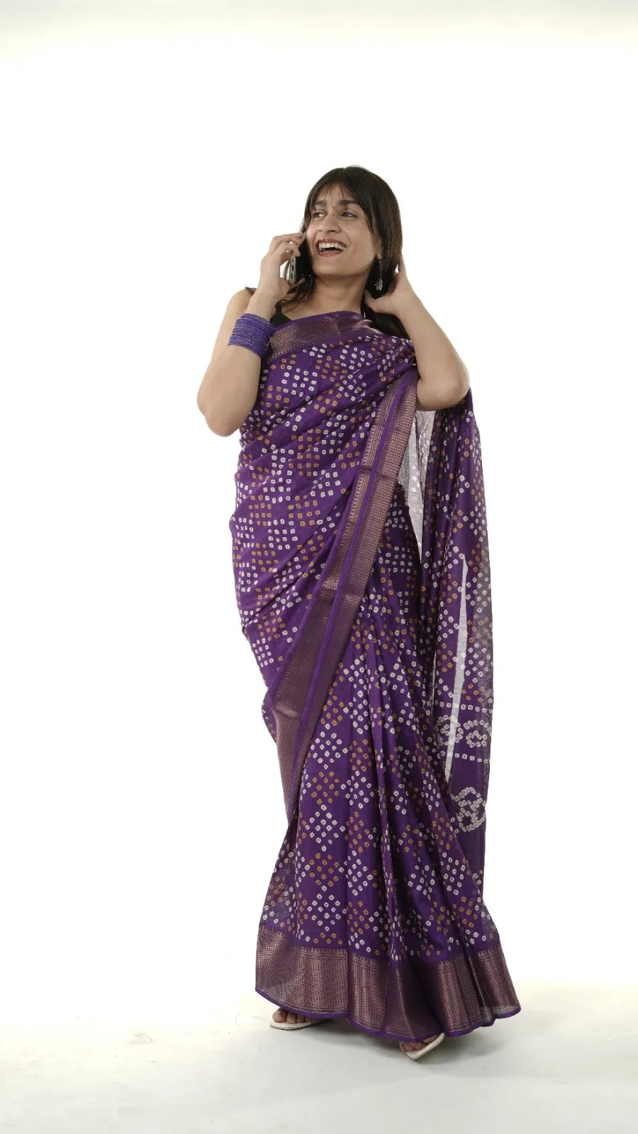 Purple Bandhini