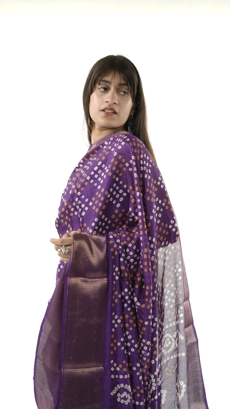 Purple Bandhini