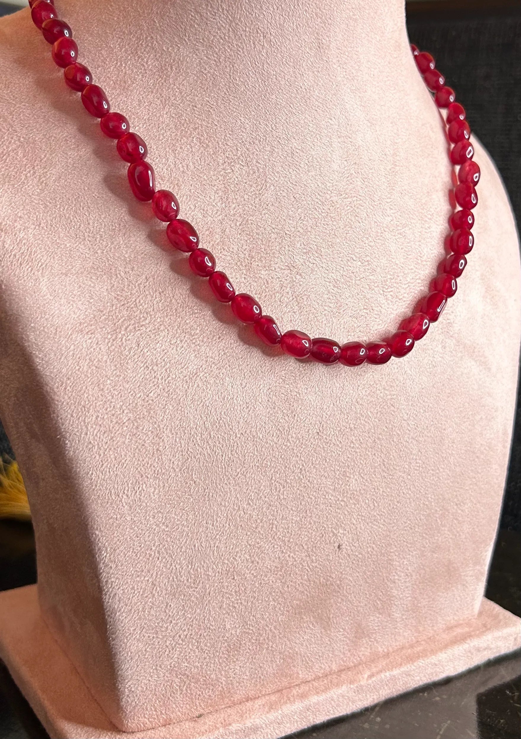 Red Onyx Chain
