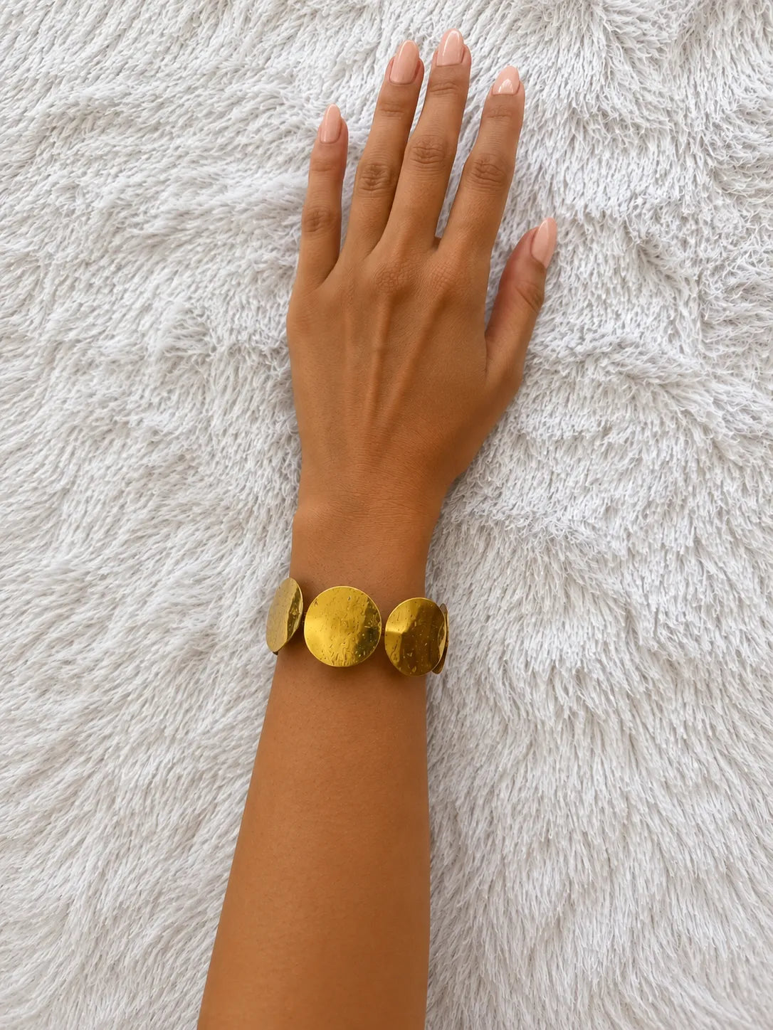 Round brass bangle